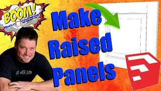Make a Raised Panel - Sketchup for Woodworkers Tutorial 10
