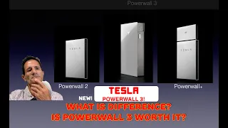 Tesla Powerwall 3 Vs  Powerwall 2 VS  Powerwall+ what is difference?  Tesla Powerwall Review Specs