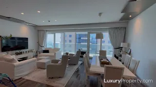 High-Floor Unit with Fendi Casa Interiors and Palm View