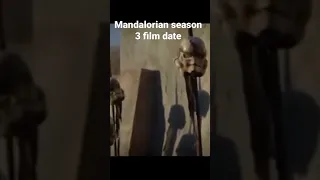 Mandalorian season 3 film date #shorts #starwars