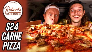 Eating Robert's $24 NYC Artisan-Inspired Carne Pizza 🍕