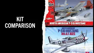 WHICH IS BEST?: Tamiya v Airfix P-51D Mustang Build Part 1