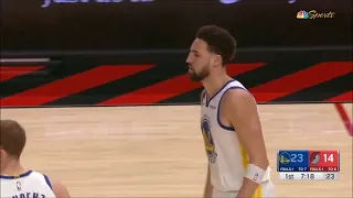 Klay Thompson third ever player with 300 made threes in one season