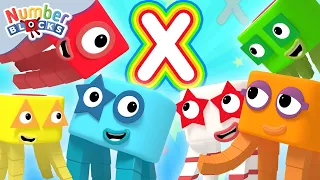 Multiplicação, TODOS OS NÍVEIS | Episódios Completos - 123 | Numberblocks em portugues