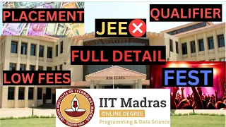 IIT Madras BS Data Science Review: Placements, Paradox, Qualifier,JEE, Fees| Online Course Reality