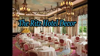 The Ritz Paris is a hotel in central Paris and it's Beautiful Interior Design.