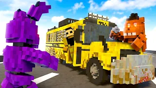 Building a Bus to Survive FNAF - Teardown Mods Gameplay