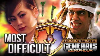 Boss General vs Demolition General - Hard Difficulty with Commentary | C&C Generals Zero Hour