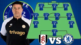 BEST CHELSEA 3-4-3 PREDICTION STARTING LINEUP VS FULHAM IN THE ENGLISH PREMIER LEAGUE- 2ND OCT. 2023