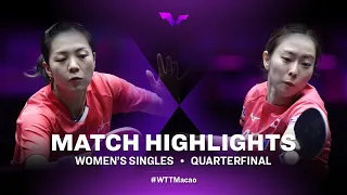 Highlights | Jia Nan Yuan vs Kasumi Ishikawa | WS QF | WTT Champions Macao 2022