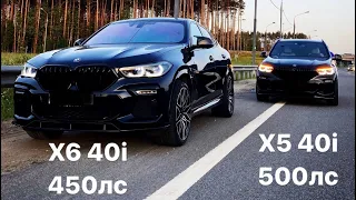 BMW X6 40i st2 450 vs BMW X5 40i st2 500 KK Perfomance