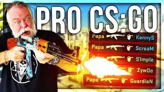 PAPA BECOMING A PRO CS:GO PLAYER