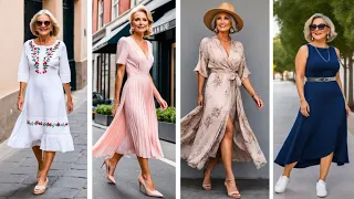 👗 Transform at 60: Discover the Best Mid Dresses for Mature Women | #elegantfashion #over60fashion