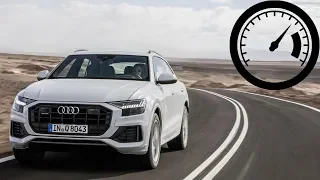 Audi Q8 50 TDI quattro tiptronic acceleration: 0-60 mph, 0-100 km/h, 0-200 km/h :: [1001cars]