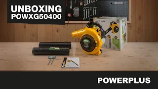 POWERPLUS - Déballage du POWXG50400 Souffleur de feuilles