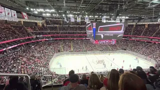 Devils Goal with empty net goal score with a Nico hischier goal 2-23-23