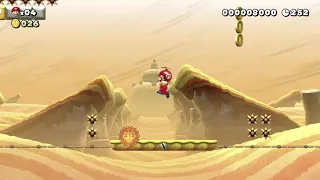 Super Mario Maker 2 - Level 4: Under the Angry Sun - Story Mode - Walkthrough Part 4