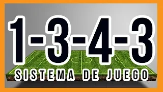 SISTEMA DE JUEGO 1-3-4-3 | Descubre cómo usarlo en tu equipo