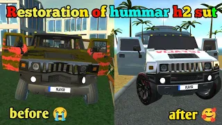 Restoration of hummar h2 sut in car simulator 2