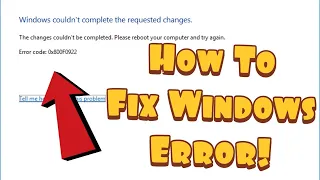 How To Fix Windows Update Error 0x800f0922 on Windows 10 [2021]