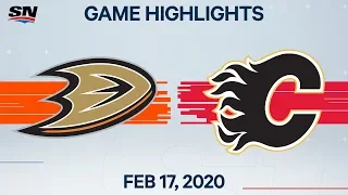 NHL Highlights | Ducks vs. Flames – Feb. 17, 2020