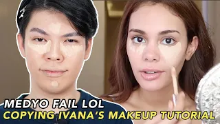 PINOY BEAUTY GURU TRIED COPYING IVANA ALAWI'S MAKEUP! (MADE EXTRA WITH THE GLOW JELLY SOOTHING GEL)