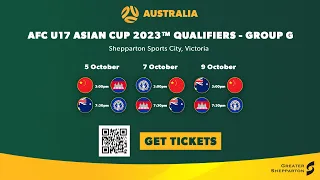 China PR U-17 v Cambodia U-17 |  AFC U17 Asian Cup 2023 Qualifier