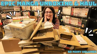 EPIC MEGA SUPER MANGA UNBOXING & HAUL ~ I bought more than I thought I did ~ 85+ VOLUMES