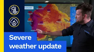 Severe Weather Update 19 February 2024: Record heat and extreme fire dangers in parts of WA