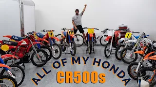 The World’s BIGGEST private Honda CR500 Collection?