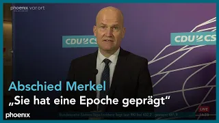 Pressekonferenz der Union zu der neuen Bundesregierung am 07.12.21