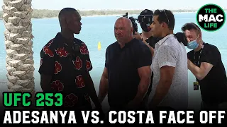 Israel Adesanya vs. Paulo Costa Face Off On The Beach