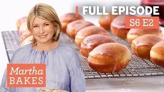 Martha Stewart's 3 Donut Recipes (Jelly, Apple Fritters & Beignets) | Martha Bakes S6E2