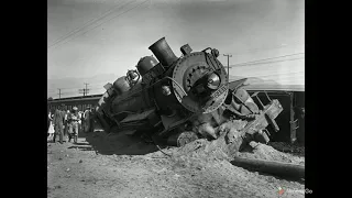 Steam Train crashes