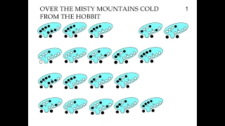 misty mountains cold the hobbit 12 hole ocarina tabs tutorial
