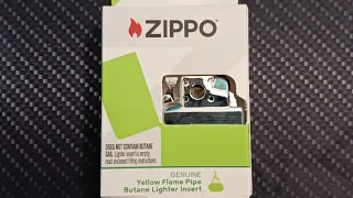 New Zippo Yellow Flame Butane Pipe Insert Review