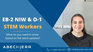 EB-2/NIW STEM Workers Update