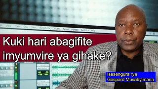 Kuki hari abagifite imyumvire ya gihake?