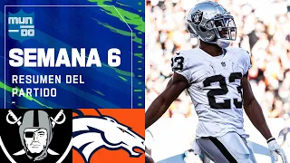 Las Vegas RAIDERS vs Denver BRONCOS | Semana 6 2021 NFL Game Highlights