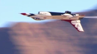 U.S. Air Force Thunderbirds Air Demonstration at Nellis Air Force Base (2014)
