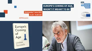 EPRS Book Talk: Europe’s coming of age, wasn’t it meant to be