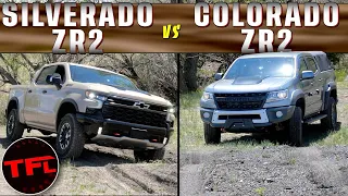 Which ZR2 Chevy Is Better Off-Road? I Compare the Colorado To The Silverado ZR2 & Pick a Winner!