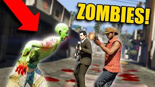 CAN WE SURVIVE THE ZOMBIE OUTBREAK?! | GTA 5 RP Zombie Apocalypse Roleplay