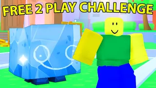 I Got A HUGE PET With NO ROBUX In Pet Simulator 99