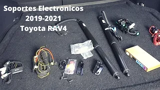 Como Instalar Soportes Electronicos en la Cajuela de una 2019 a 2021 RAV4