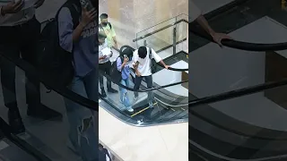Fear on escalators
