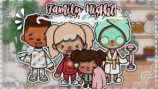 Aesthetic Night Routine 🌟😴|| *With Voice*|| Toca Boca Family Roleplay|| ItzViolet