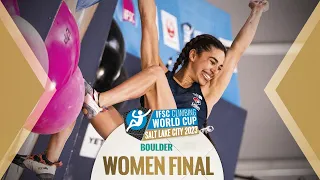 🔥IFSC Women's Final World Cup Salt Lake City 2023