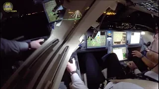 Falcon 7X COCKPIT LANDING! Stunning long-haul-TRI-JET! Air Hamburg into Belfast!  [AirClips]