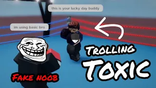 TROLLING TOXIC PLAYERS AS A FAKE NOOB! | UNTITLED BOXING GAME!
